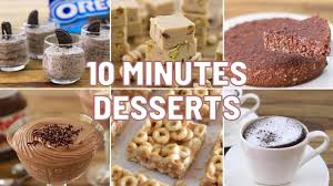 Make a simple recipe in 10 minute?